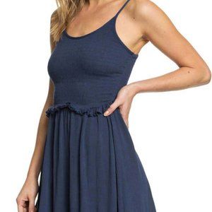 Roxy Run Ahead Dress Navy Small NWT